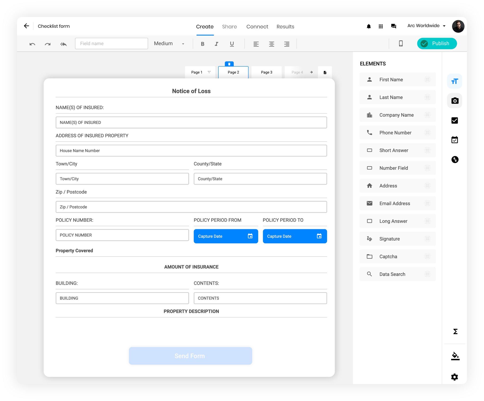 Printable Form Creator Free